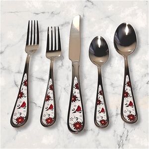 Temp-tations Stainless Steel 6 Servings Flatware Set of 30 Pieces